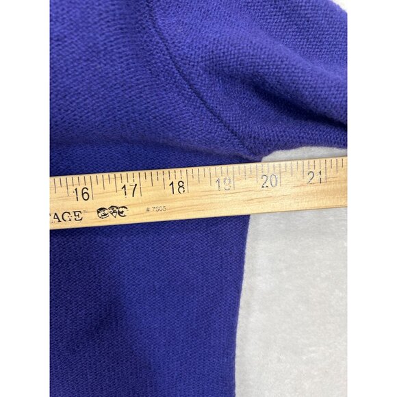 Cabelas Cardigan Sweater‎ Womens Medium Purple Button-Up Lambs Wool NWD - Picture 7 of 11